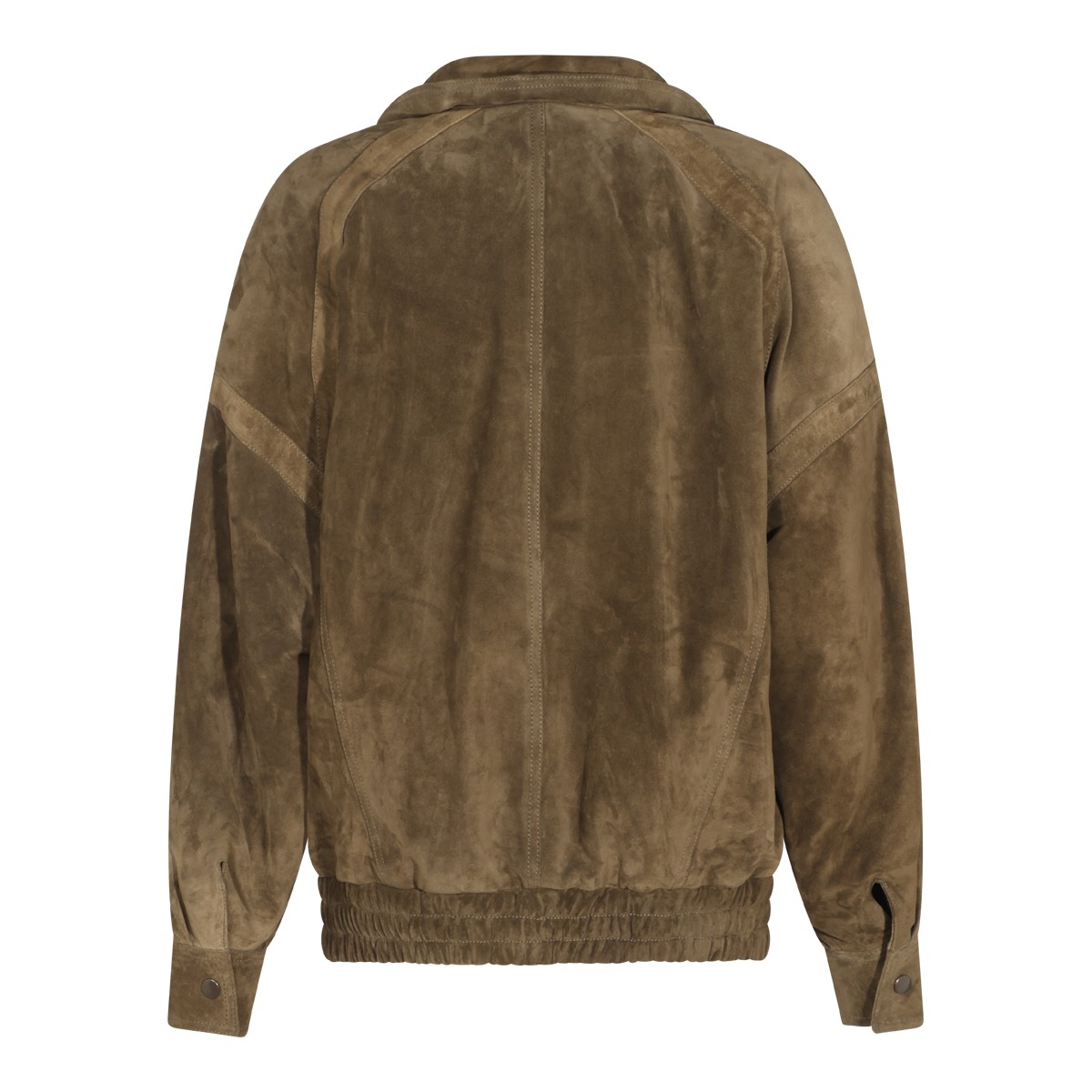 VERT ALGUE SUEDE BOMBER JACKET