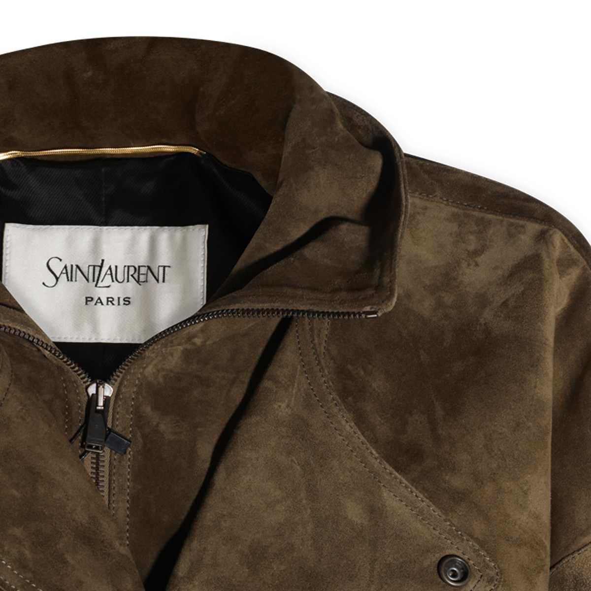 VERT ALGUE SUEDE BOMBER JACKET