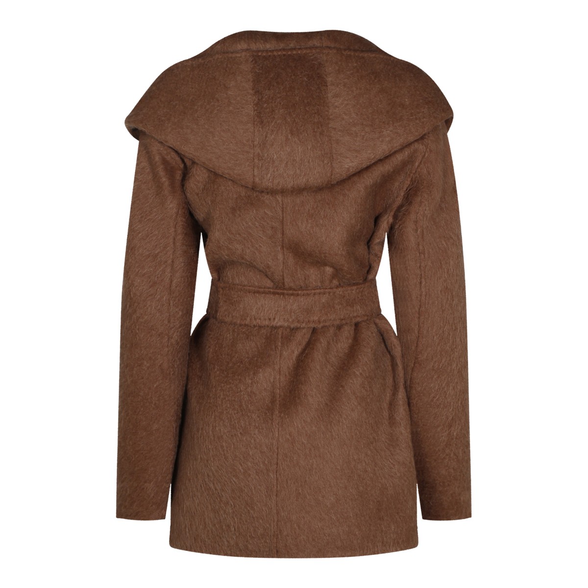 BROWN GOLF CAMEL HAIR AND MOHAIR COAT