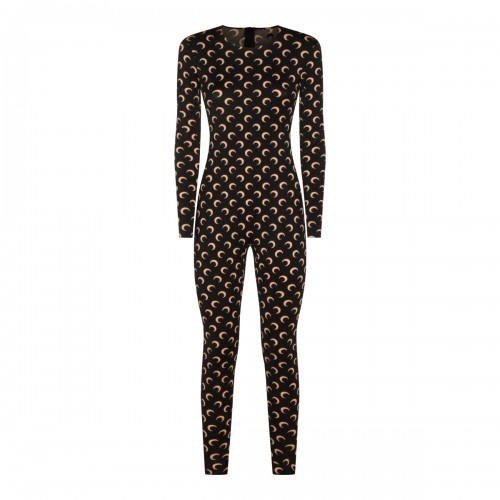 BLACK MOON PATTERN JUMPSUIT