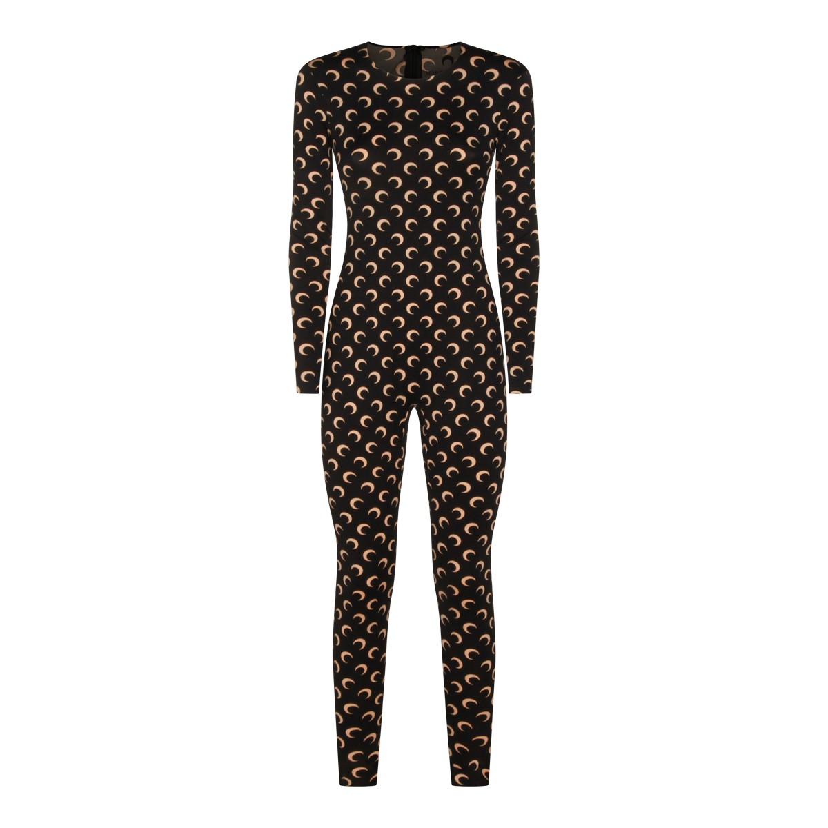 BLACK MOON PATTERN JUMPSUIT