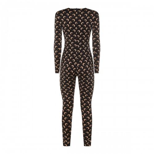 BLACK MOON PATTERN JUMPSUIT