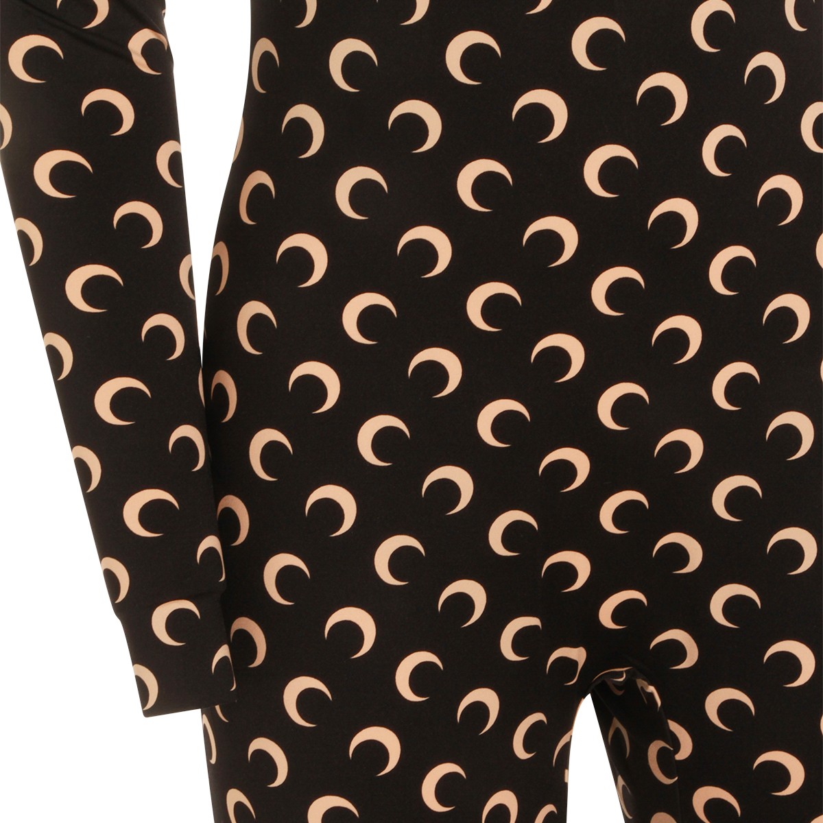 BLACK MOON PATTERN JUMPSUIT