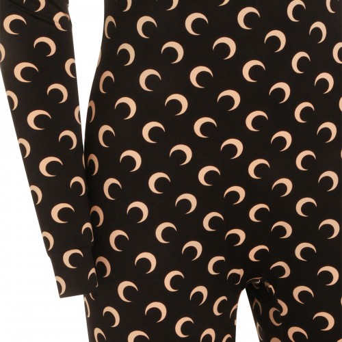 BLACK MOON PATTERN JUMPSUIT