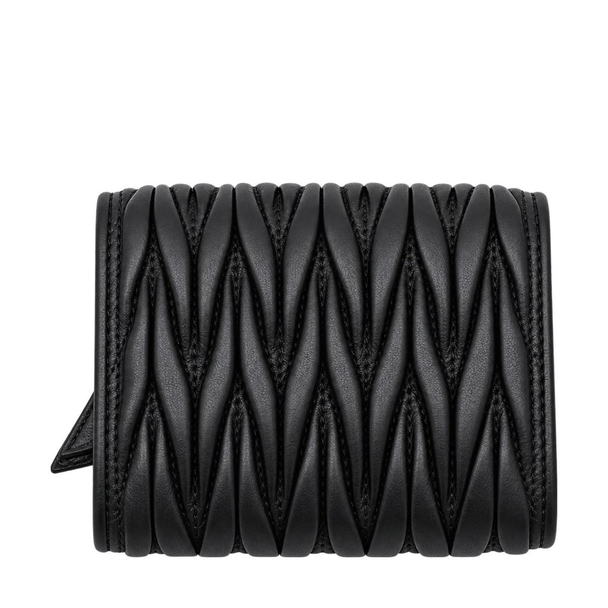 BLACK NAPPA LEATHER SMALL WALLET