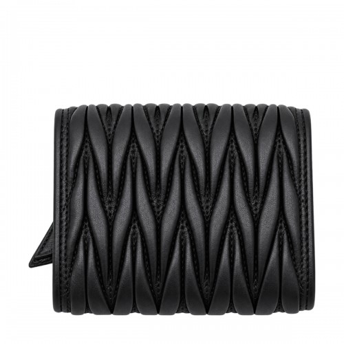BLACK NAPPA LEATHER SMALL WALLET