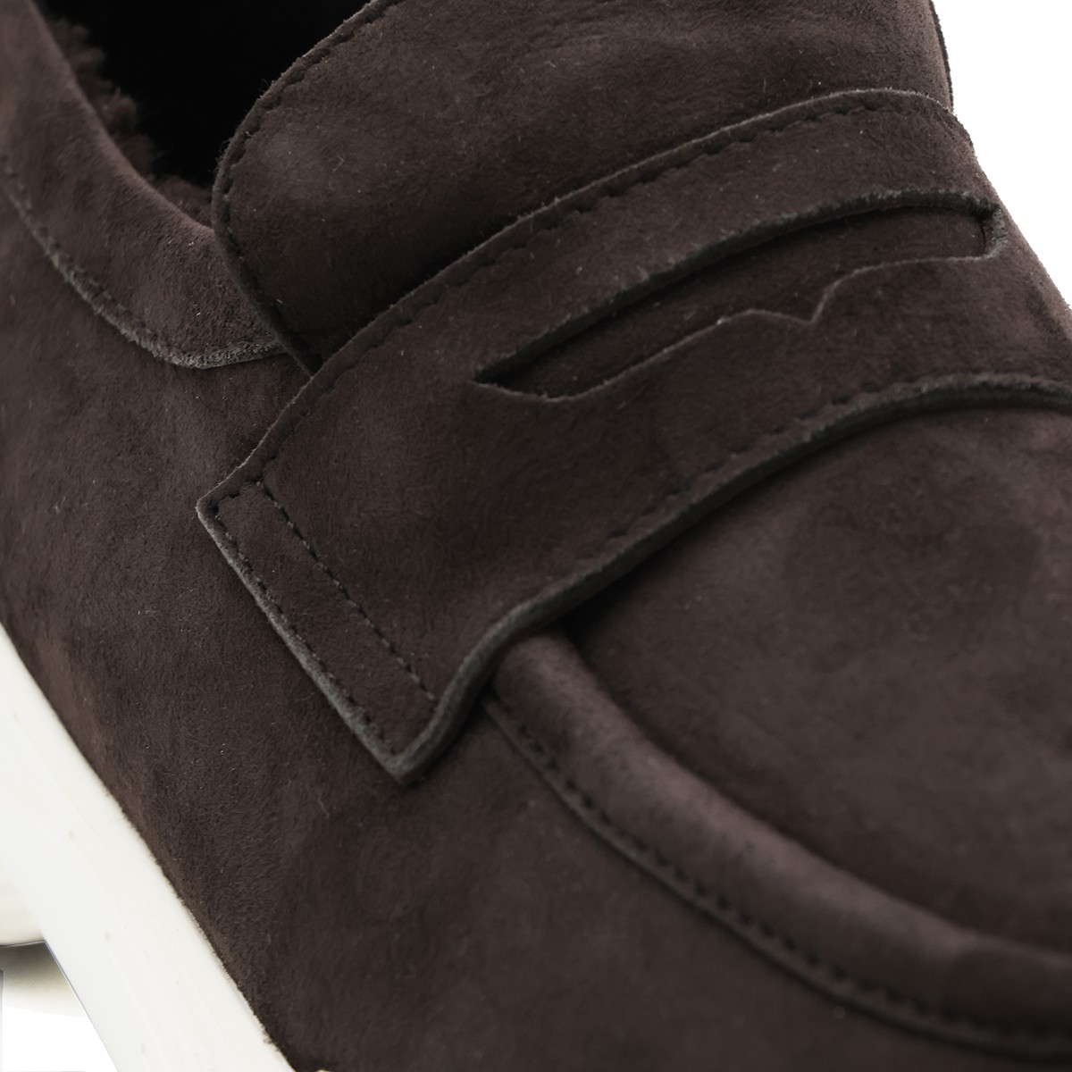 DARK BROWN LEATHER LOAFERS