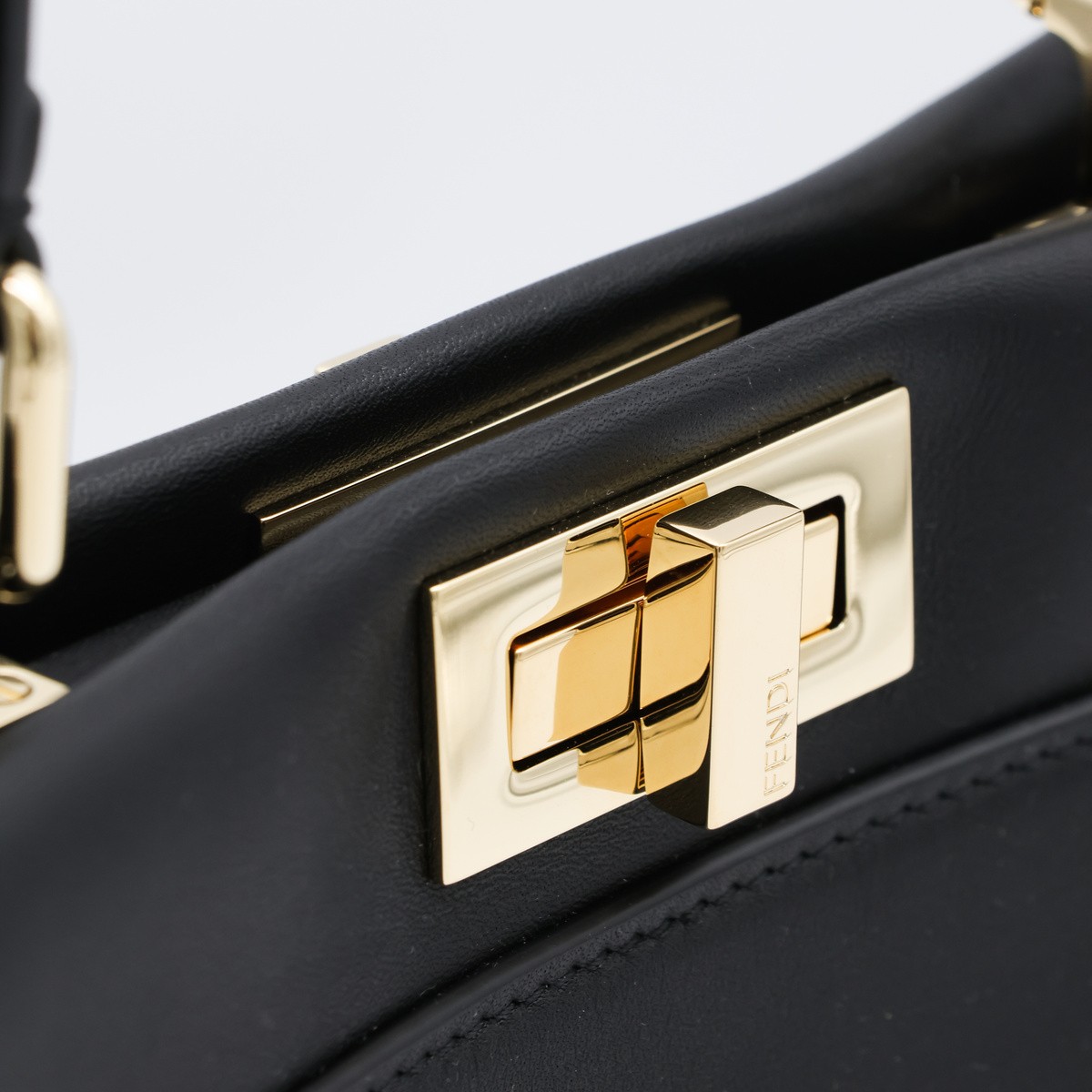BLACK MY PEEKABOO SMALL CALFSKIN...