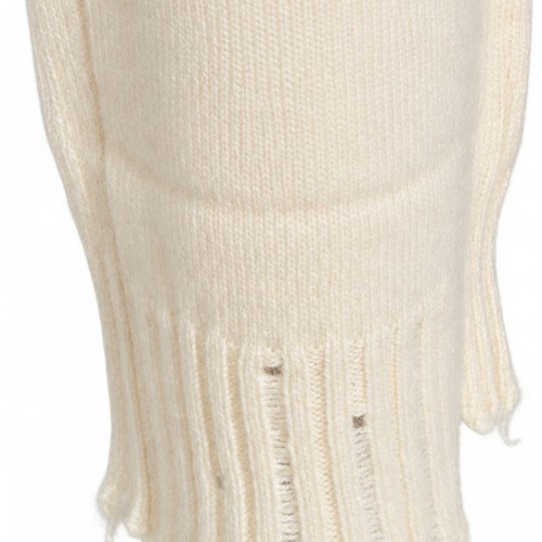 WHITE CASHMERE TROUSERS