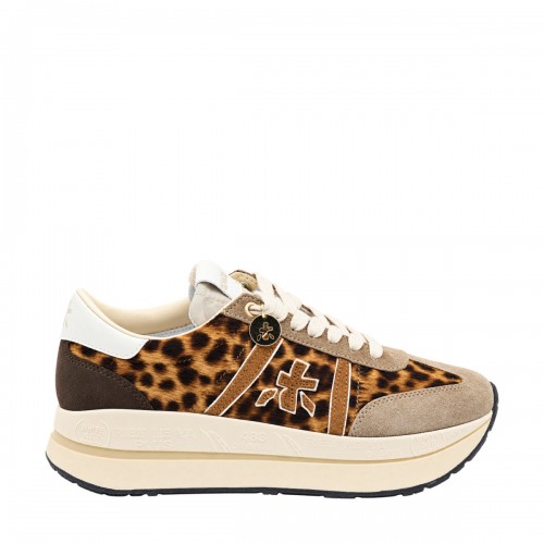 BROWN SUEDE LAURYN SNEAKERS