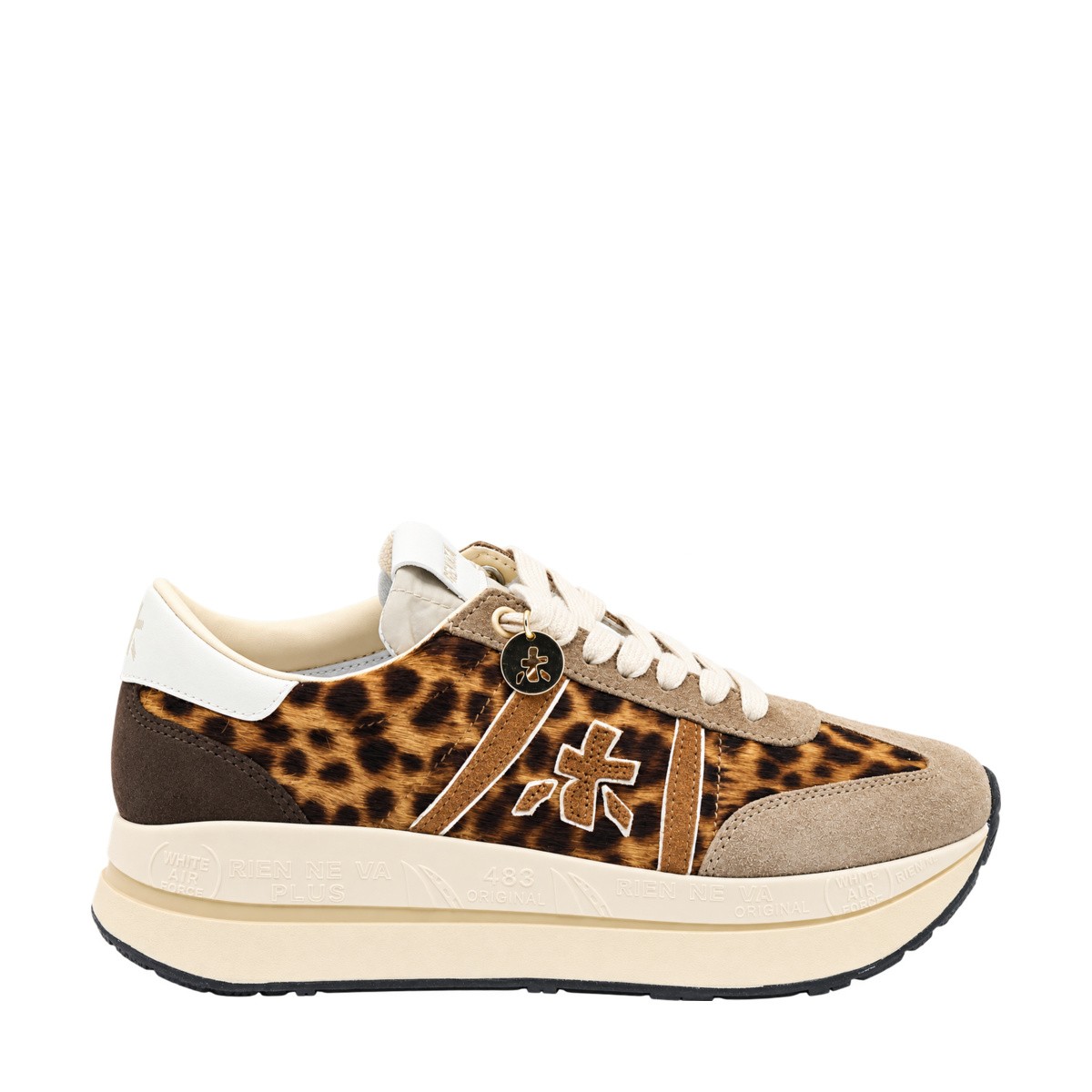 BROWN SUEDE LAURYN SNEAKERS