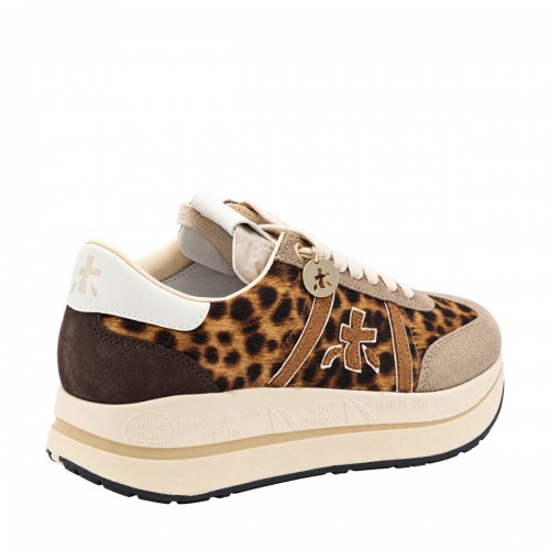 BROWN SUEDE LAURYN SNEAKERS