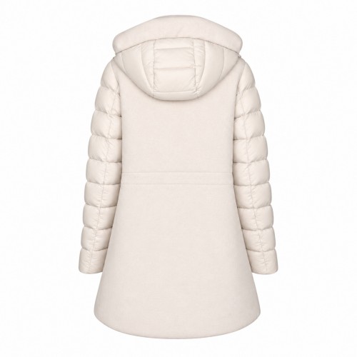 CREAM PUFFER JACKET 2