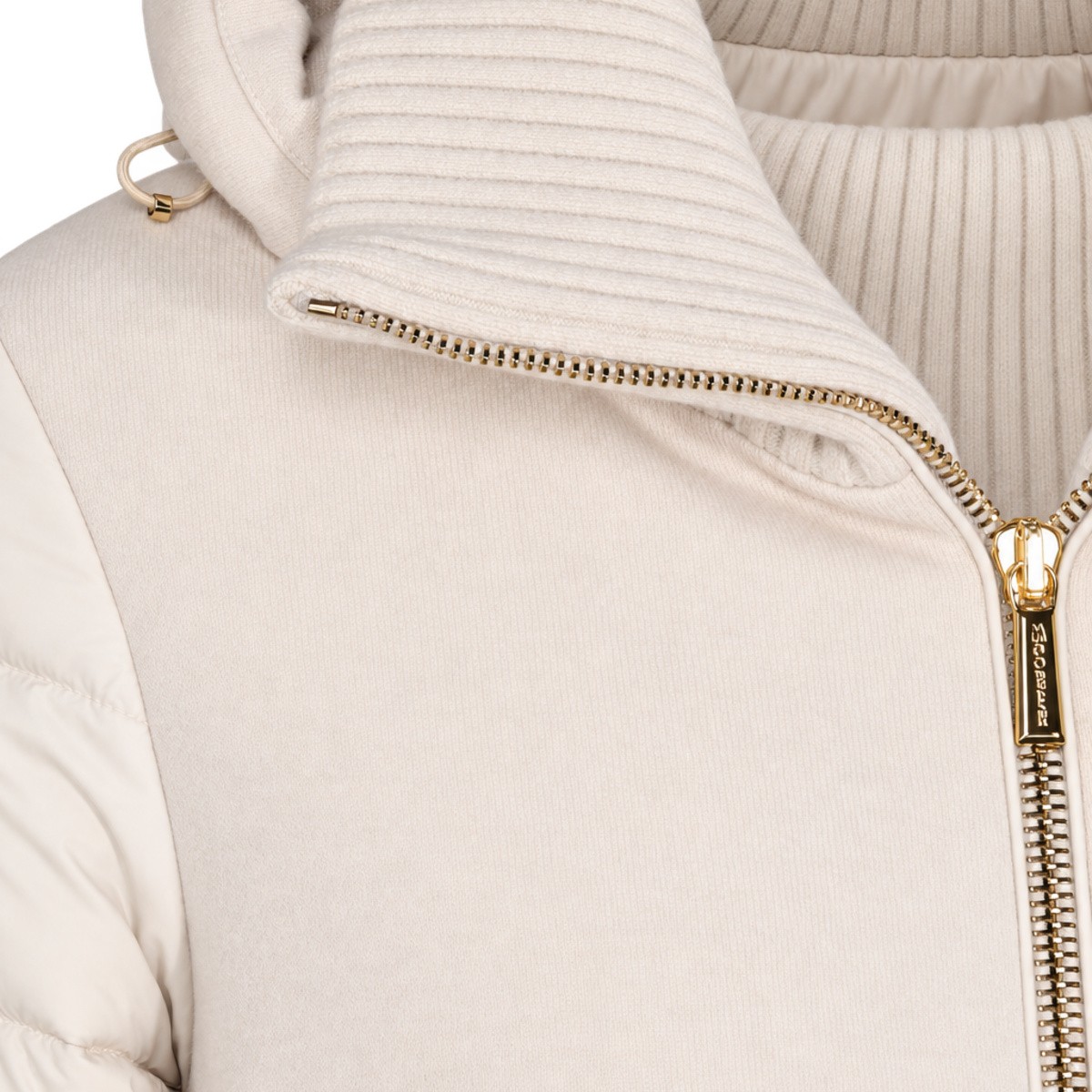 CREAM PUFFER JACKET