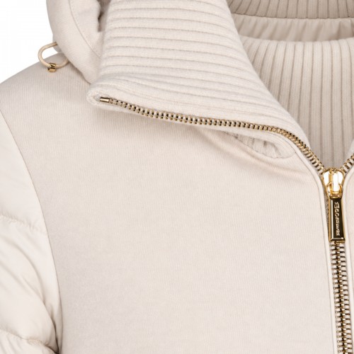 CREAM PUFFER JACKET