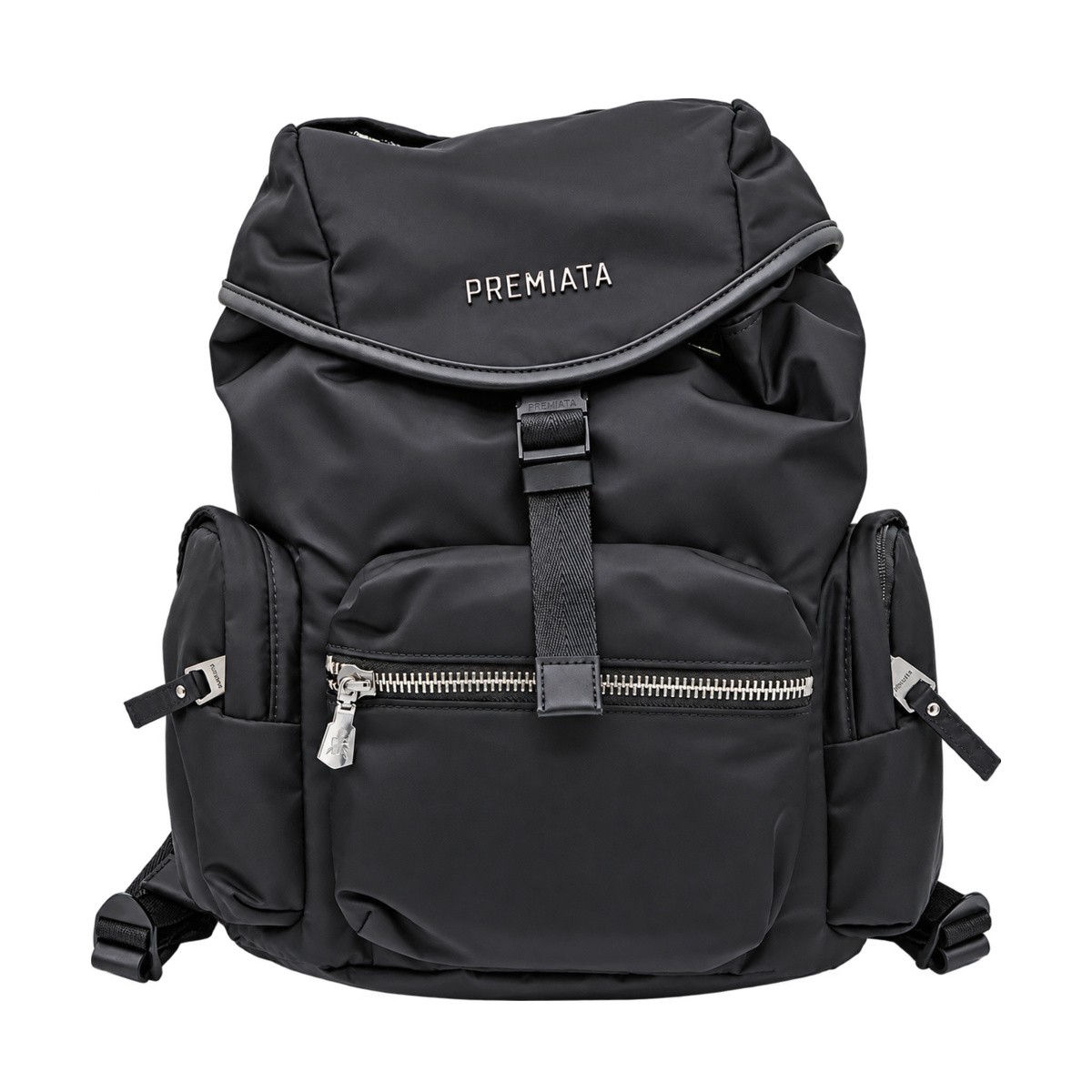 BLACK NYLON LYN BACKPACK