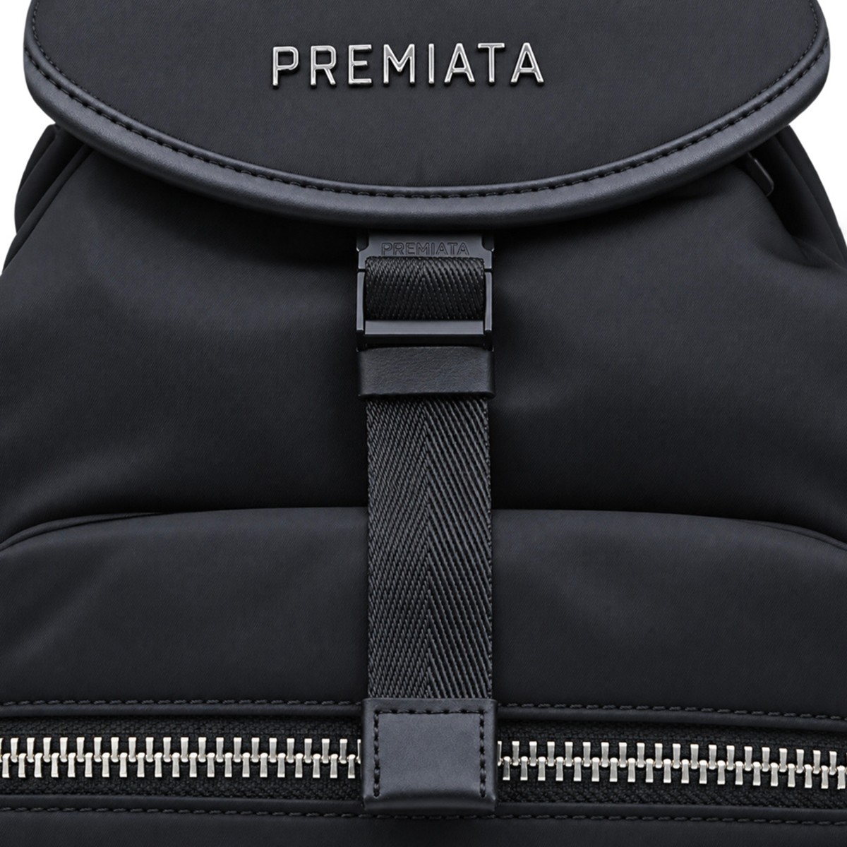 BLACK NYLON LYN BACKPACK