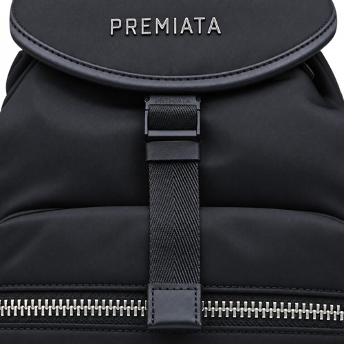 BLACK NYLON LYN BACKPACK