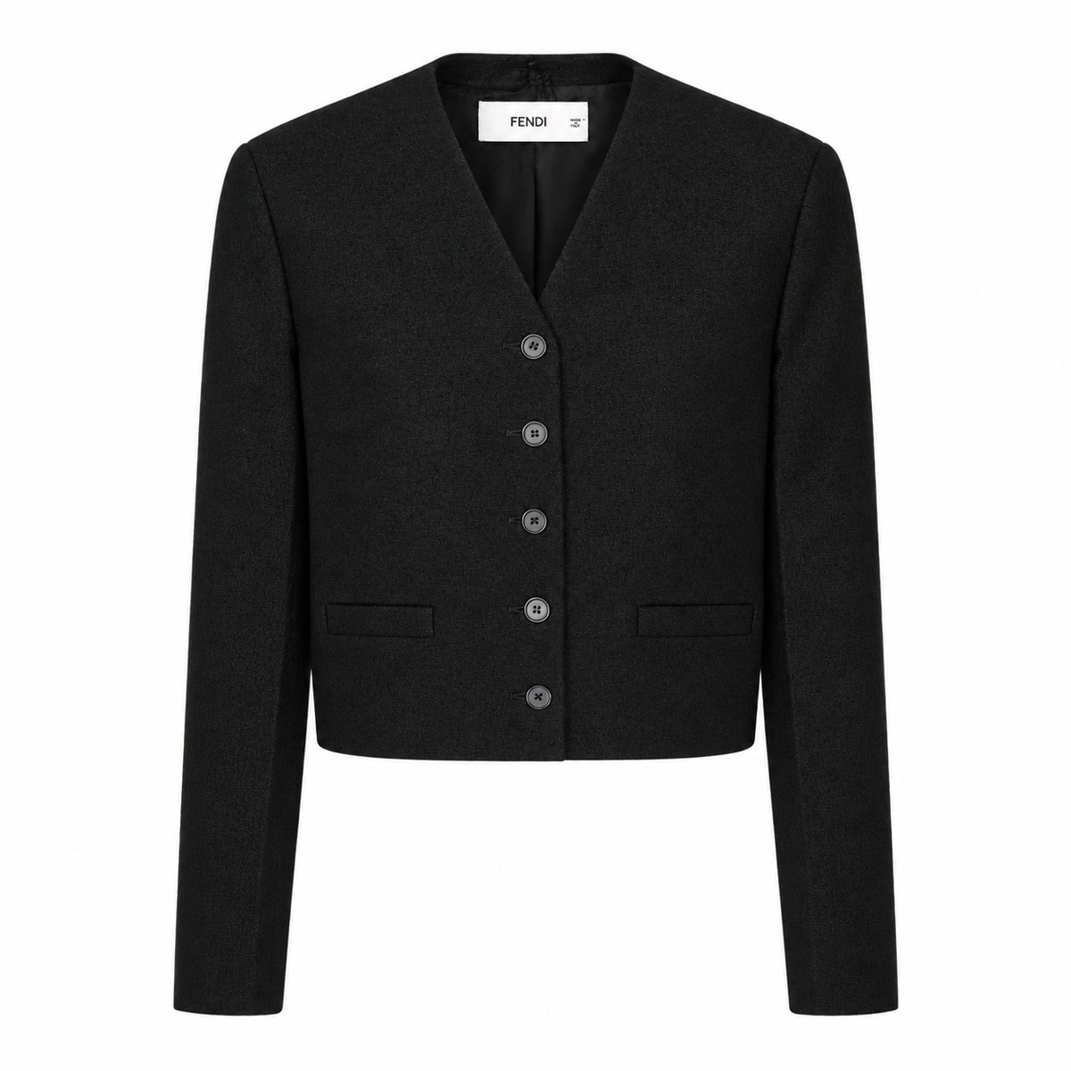 BLACK WOOL JACKET