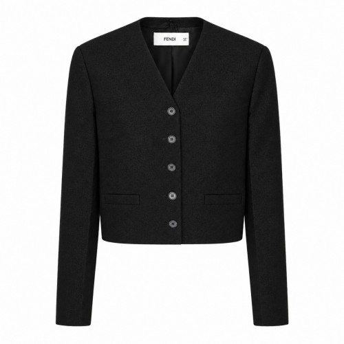 BLACK WOOL JACKET