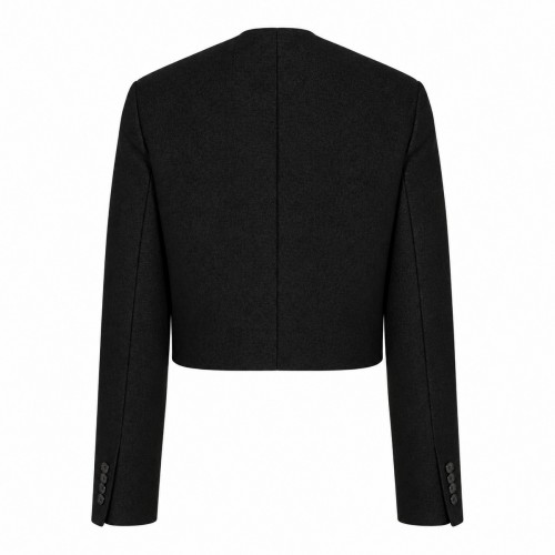 BLACK WOOL JACKET