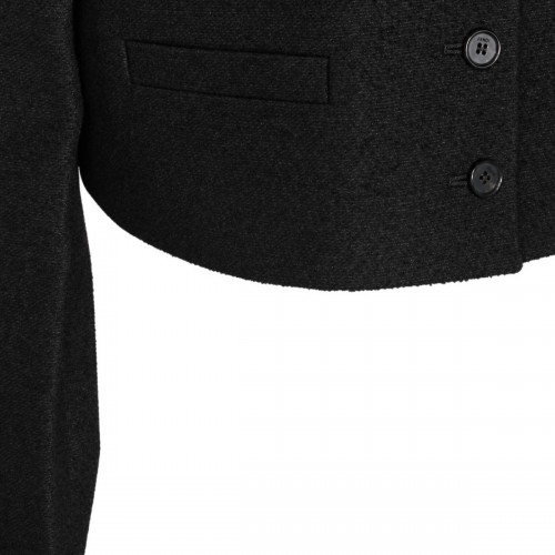 BLACK WOOL JACKET