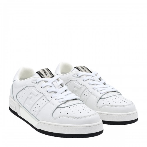 WHITE LEATHER FENDI MATCH... 2