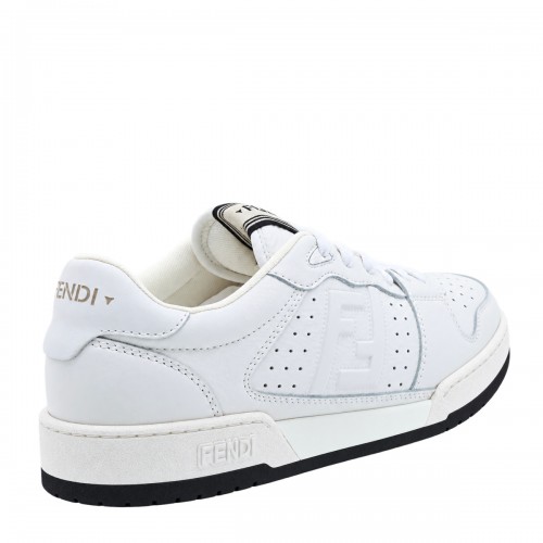 WHITE LEATHER FENDI MATCH SNEAKERS