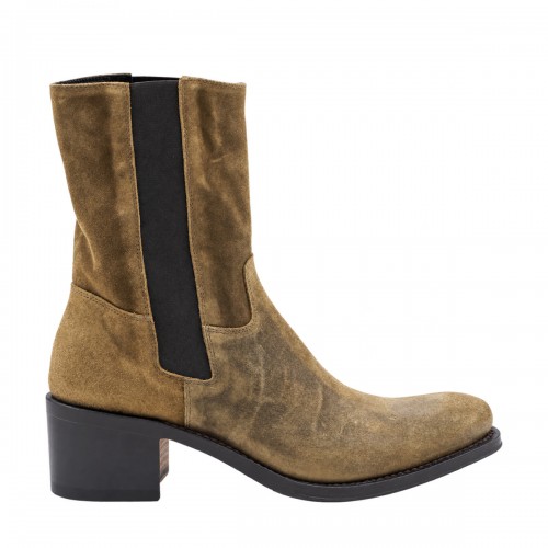 BROWN SUEDE BOOTS 
