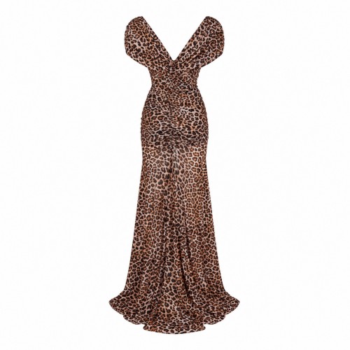 BROWN JERSEY DRESS 2