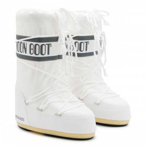 WHITE ICON NYLON BOOTS 2