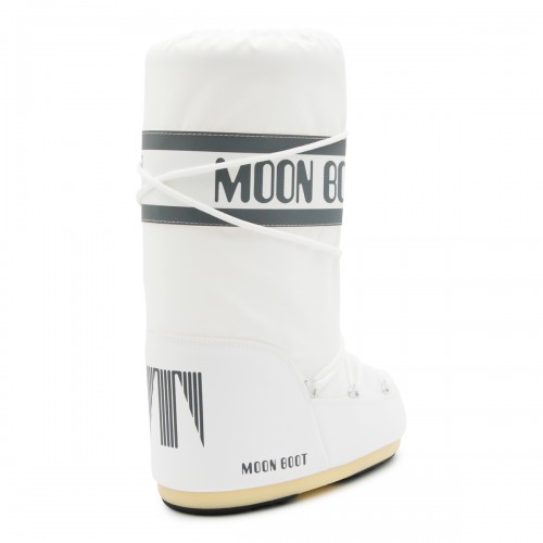 WHITE ICON NYLON BOOTS