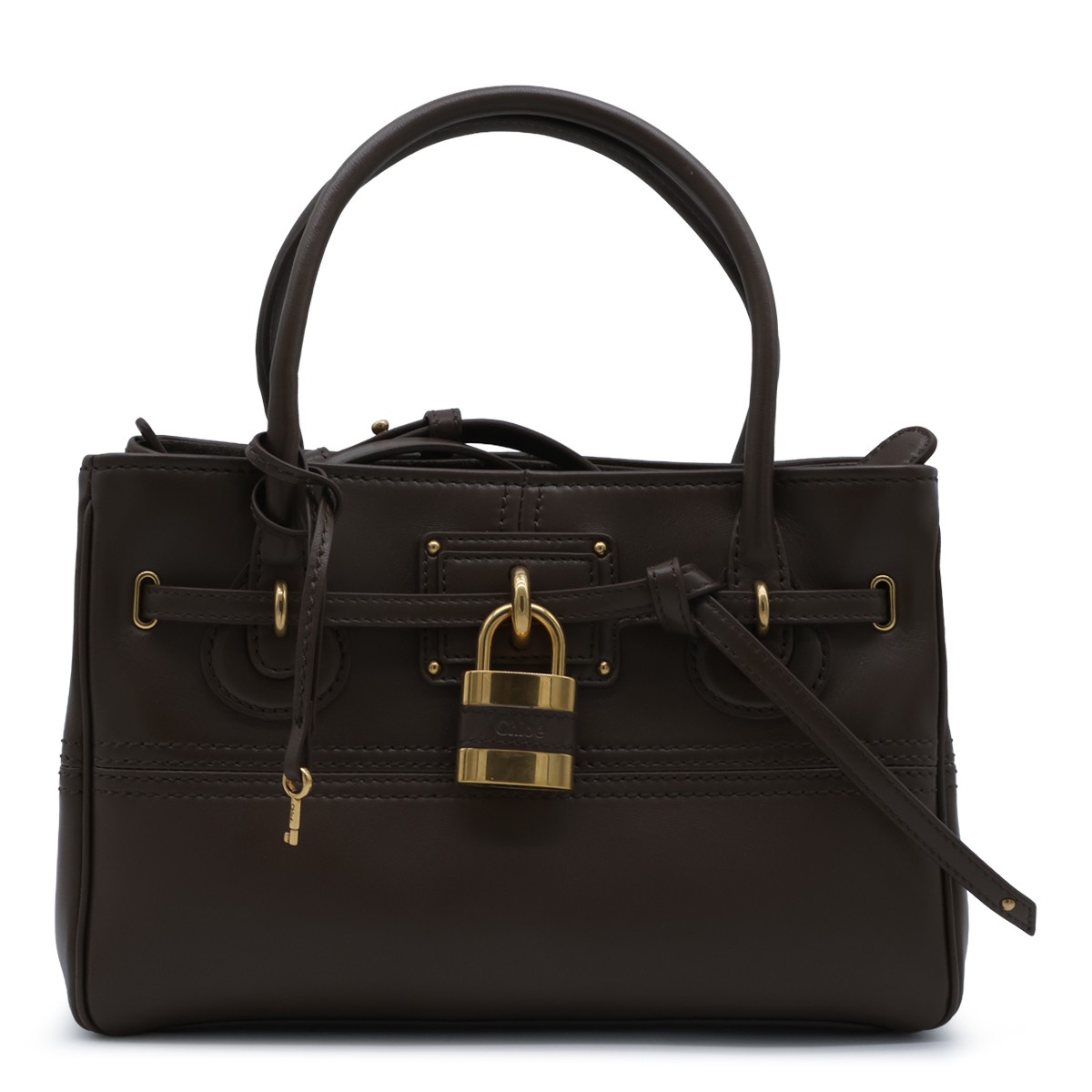 BROWN LEATHER PADDINGTON SLING BAG