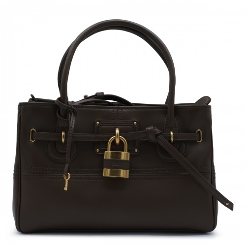 BROWN LEATHER PADDINGTON SLING BAG