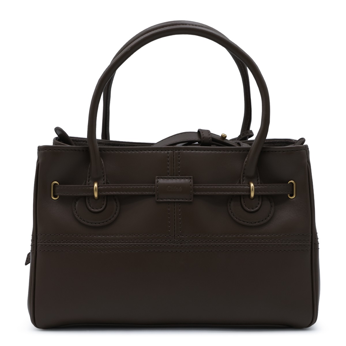 BROWN LEATHER PADDINGTON SLING BAG