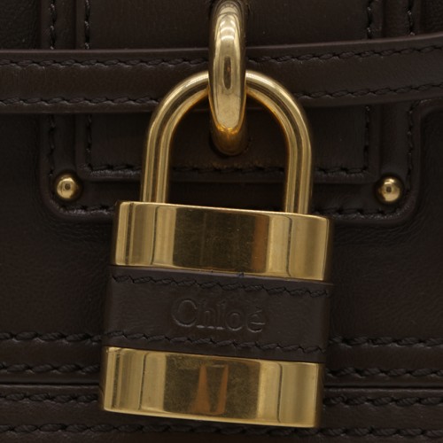 BROWN LEATHER PADDINGTON SLING BAG