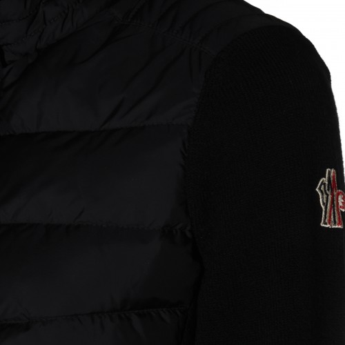 BLACK PADDED VEST