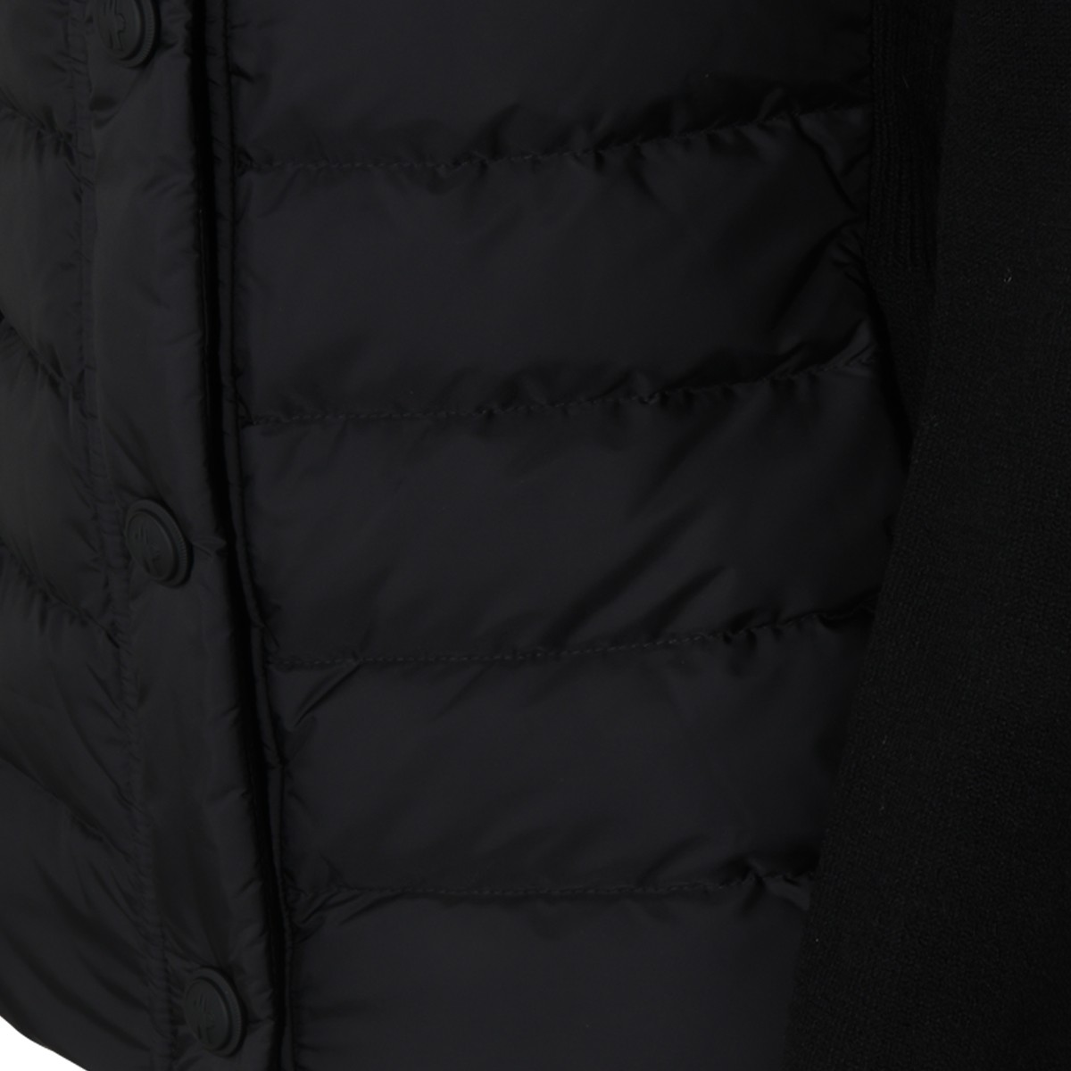 BLACK PADDED VEST
