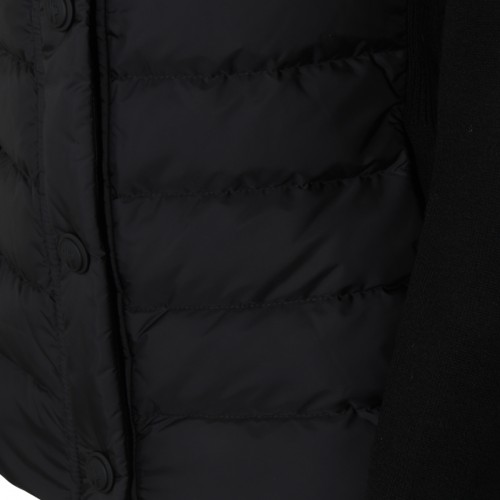 BLACK PADDED VEST