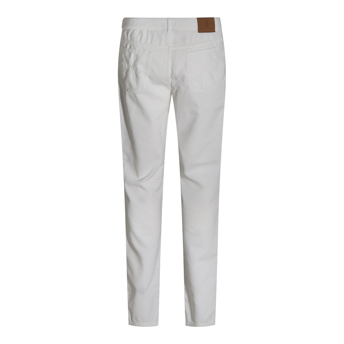 WHITE COTTON TROUSERS