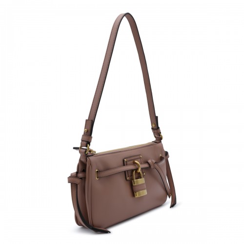 BROWN LEATHER MINI PADDINGTON SLING POUCH