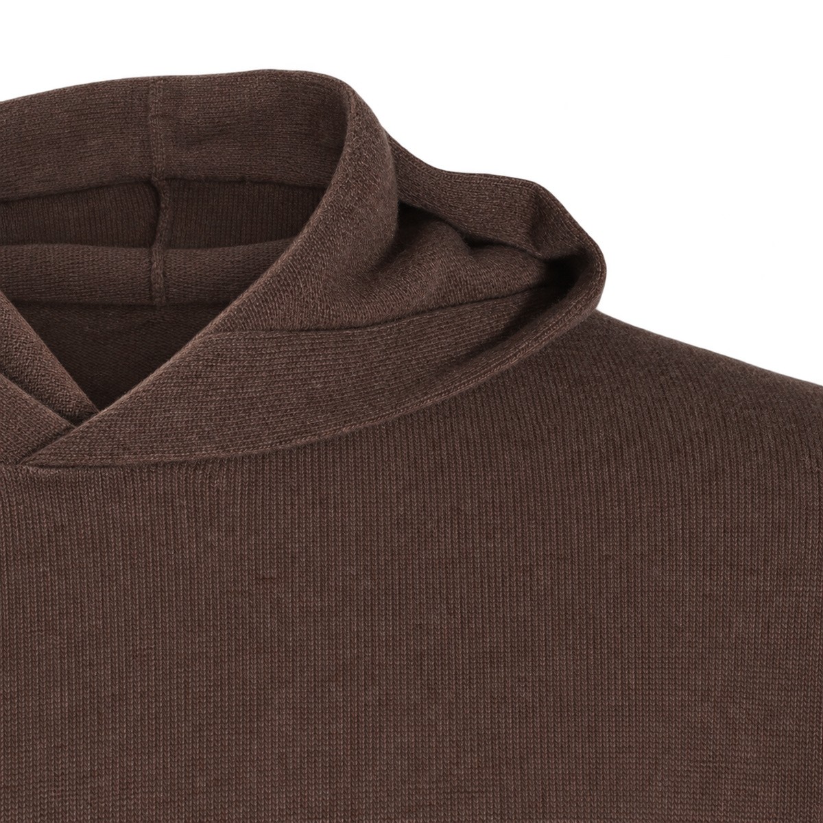 BROWN WOOL KNITWEAR