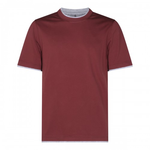 RED COTTON T-SHIRT