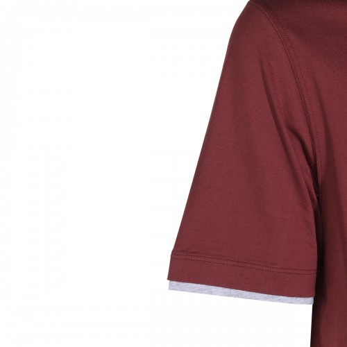 RED COTTON T-SHIRT
