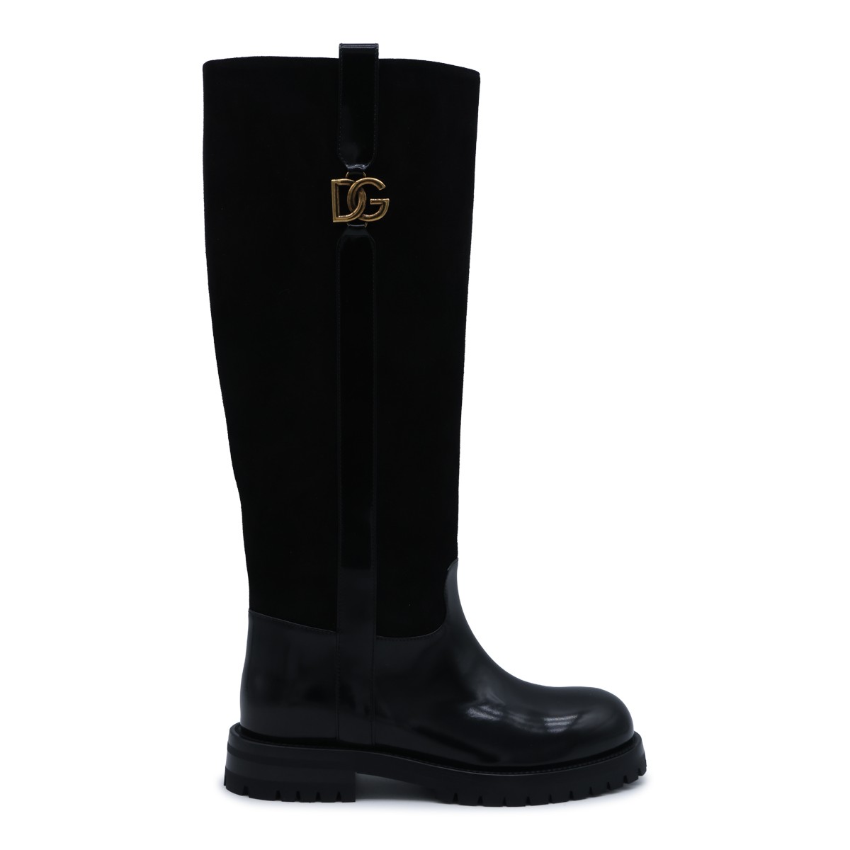 BLACK SUEDE BOOTS