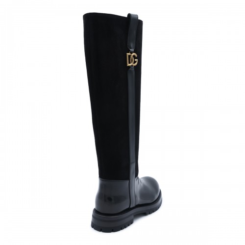 BLACK SUEDE BOOTS