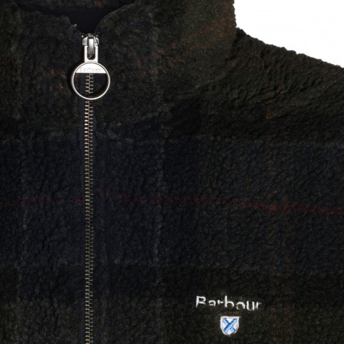 TARTAN FLEECE CASUAL JACKET