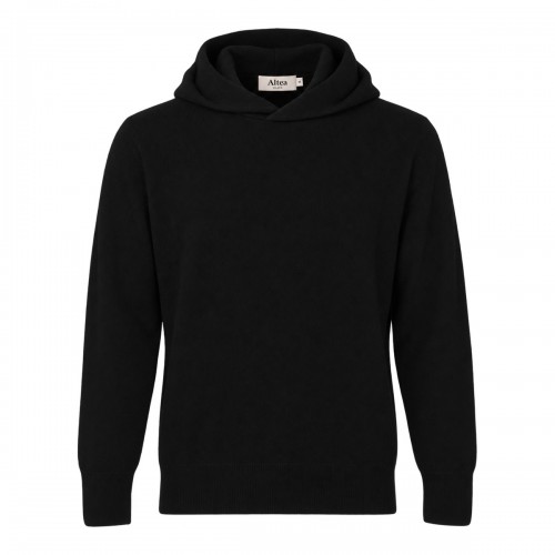 BLACK WOOL KNITWEAR