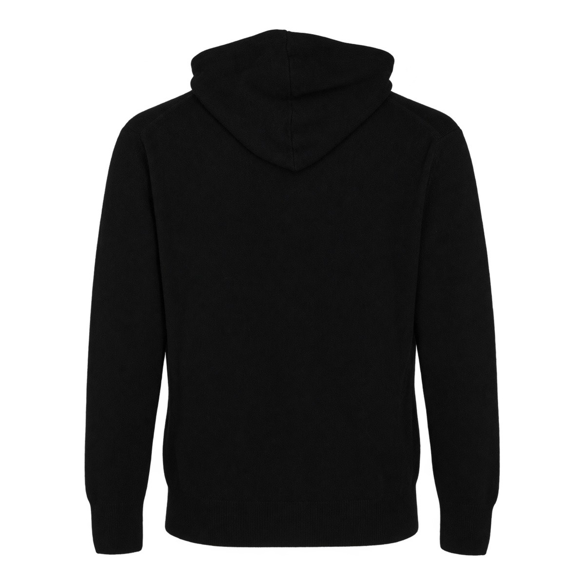 BLACK WOOL KNITWEAR