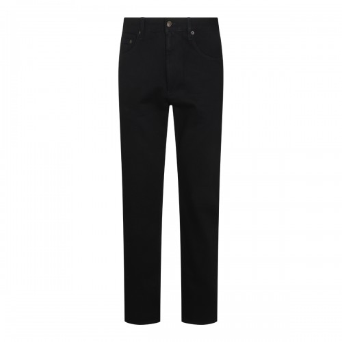 BLACK COTTON DENIM JEANS